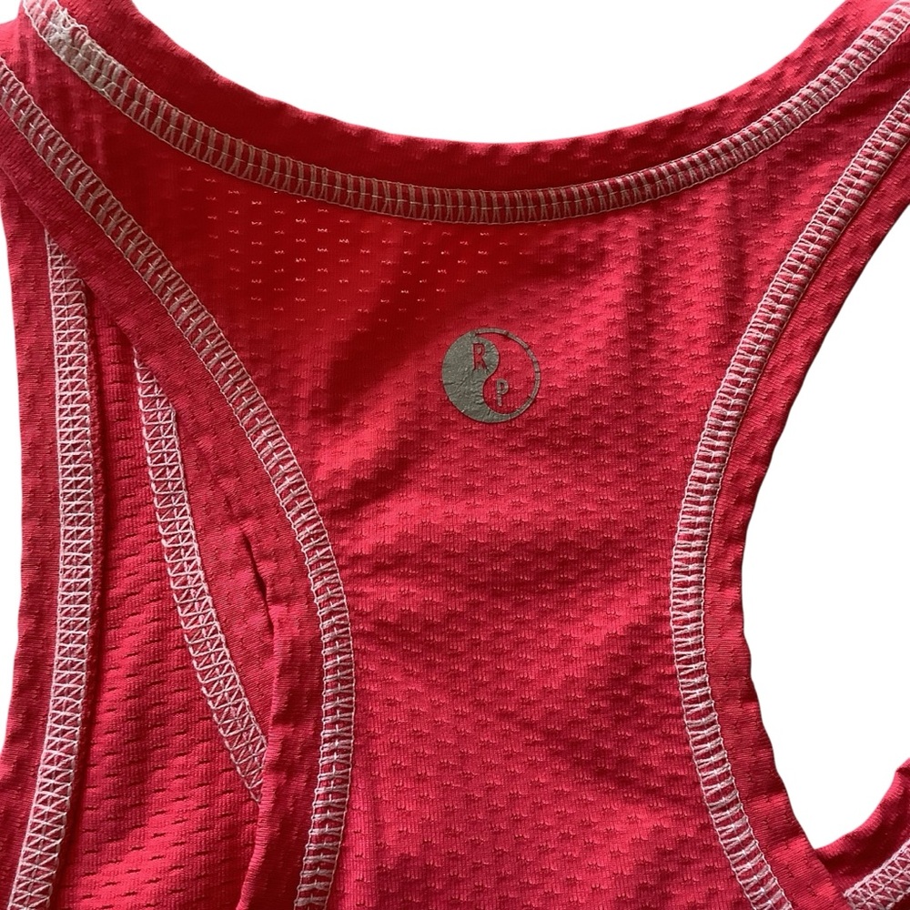 Medium Hot Pink Racerback Tank Top Rese - Picture 4 of 8